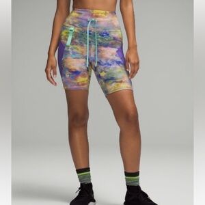 BNWOT Lululemon Super High Rise Cargo Hiking Shorts